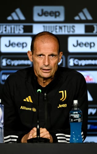 Mister Allegri presenta Juventus - Inter