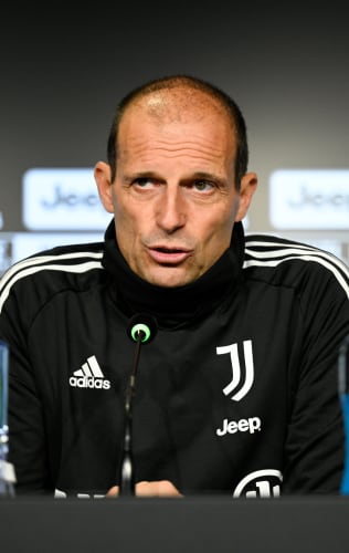 Mister Allegri presenta Juventus - Milan