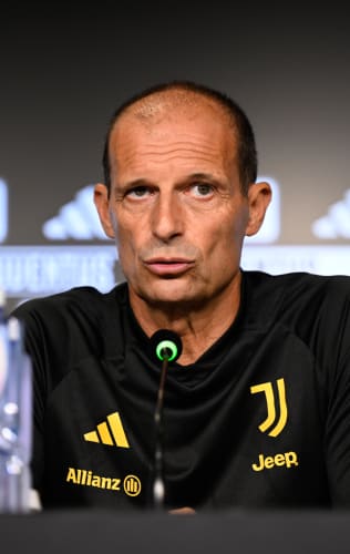 Mister Allegri presenta Juventus - Lazio