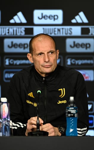 Mister Allegri presenta Roma- Juventus