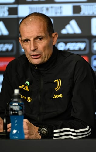 Mister Allegri presenta Juventus - Salernitana