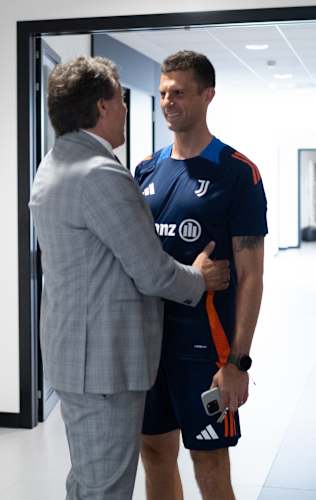 Il primo giorno di Mister Thiago Motta alla Juventus